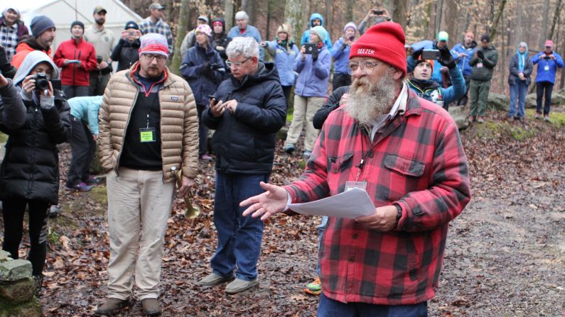 A conch is blown one hour before the race starts, but that can be anywhere between midnight and noon. The race's creator, known to everyone there as Laz, reads the names of former racers who died, and a bugler plays taps, the traditional song of military funerals.