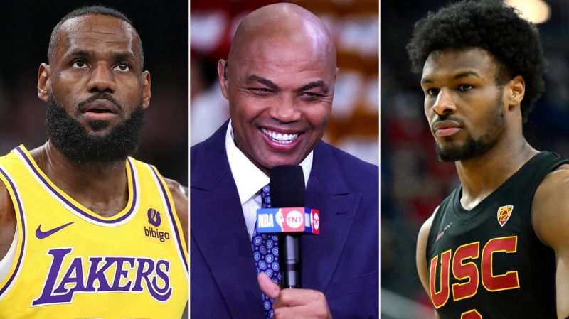 Charles Barkley doesn’t want Bronny James to play on same team as LeBron