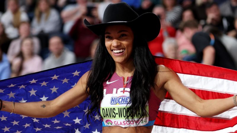 US long jump star Tara Davis-Woodhall is out for gold in Paris 2024