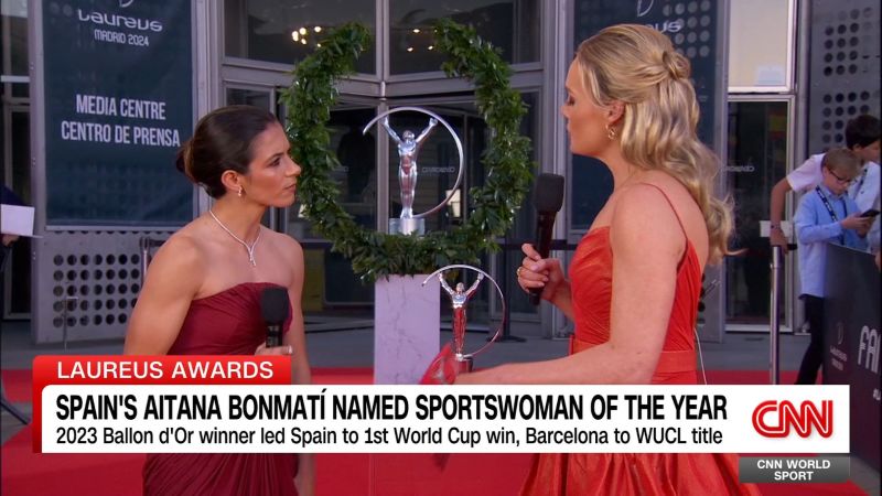 Spain’s Aitana Bonmatí named Sportswoman of the Year