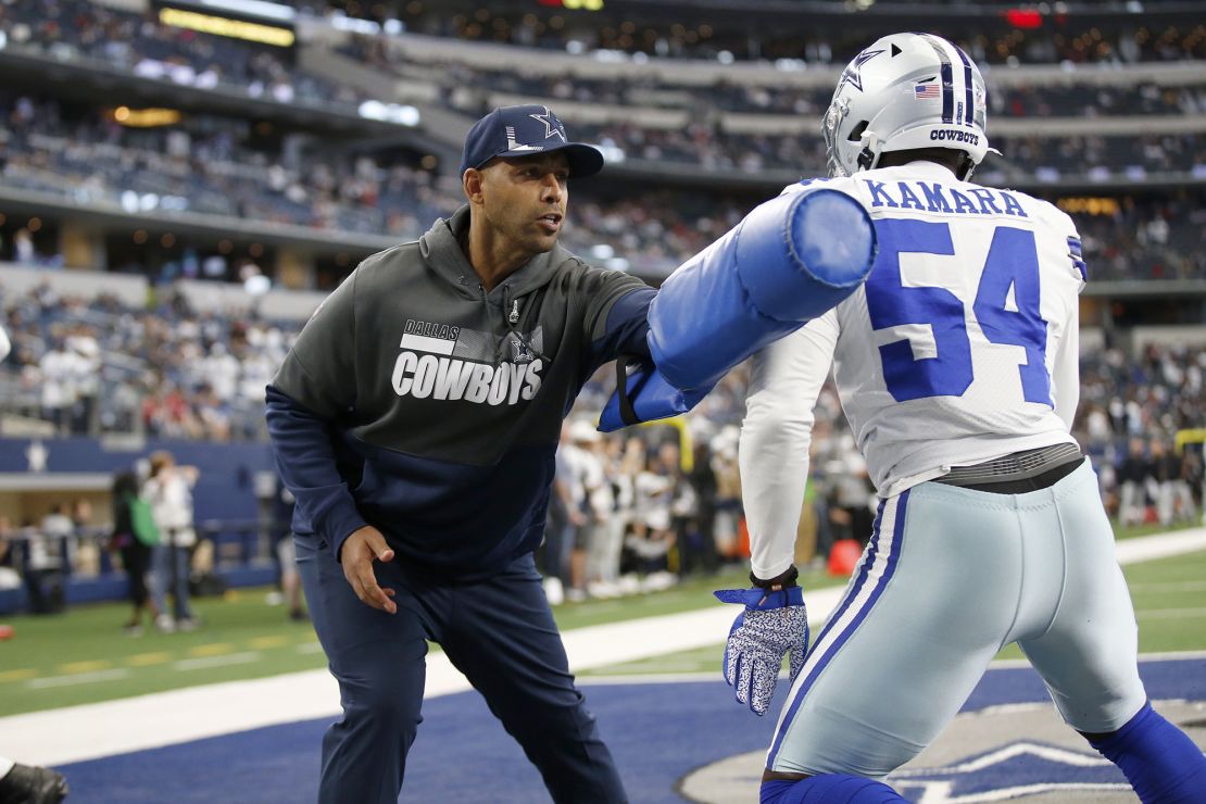 Durde (left) played a key role in turning the Dallas Cowboys' defensive line into one of the more feared groups in the NFL.