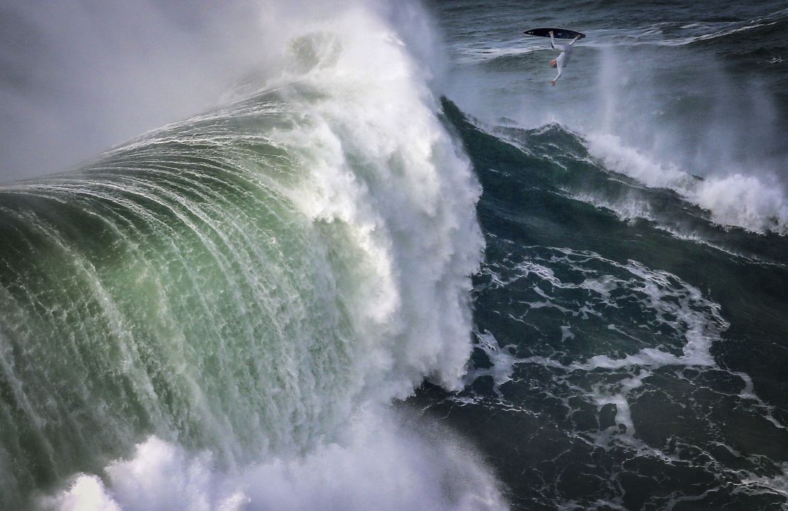 Steudtner in Nazaré, Portugal, on December 14, 2018.