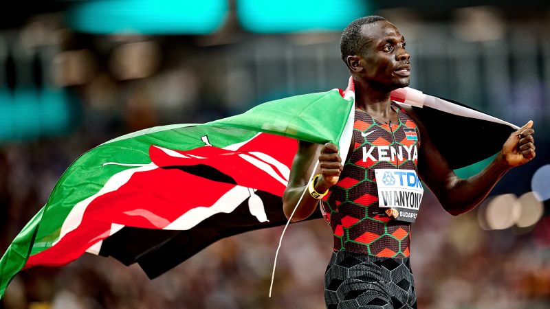 Emmanuel Wanyonyi: Teenager breaks road mile world record on competitive debut