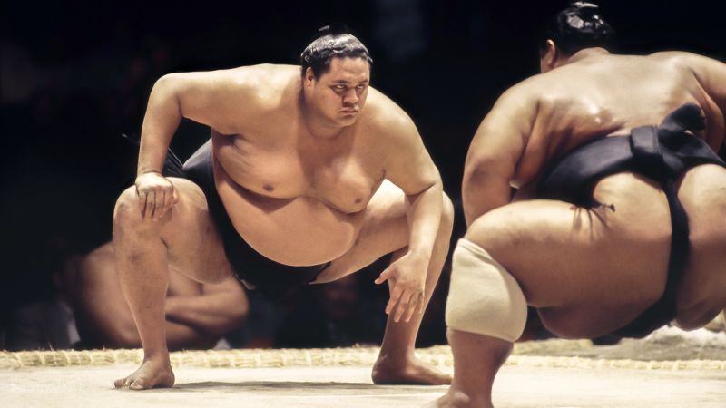 Pioneering US-born sumo wrestling champion Akebono dies aged 54