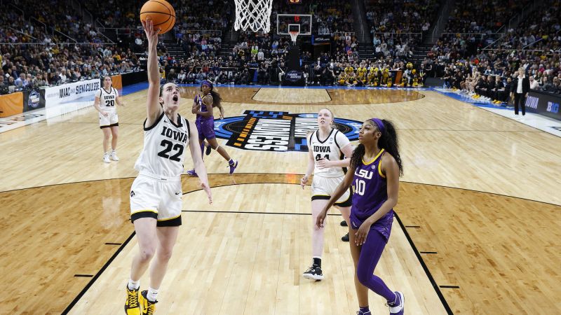 Iowa-LSU women’s NCAA basketball game sets ratings record