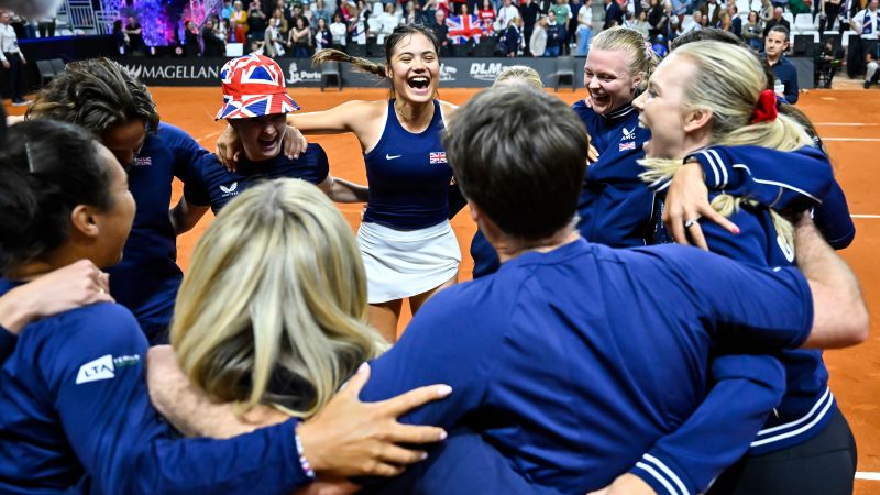 ‘Incredible’ Emma Raducanu plays ‘best tennis’ of her life to inspire Britain to historic win