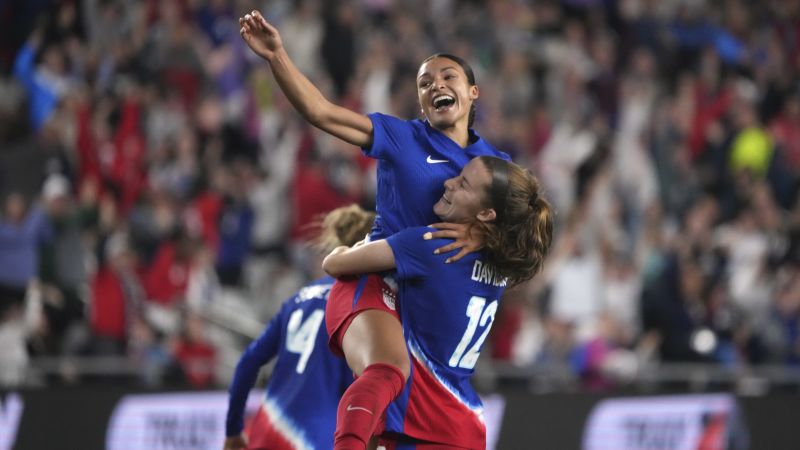 US women’s soccer team ‘just getting started’ after fifth straight SheBelieves Cup victory