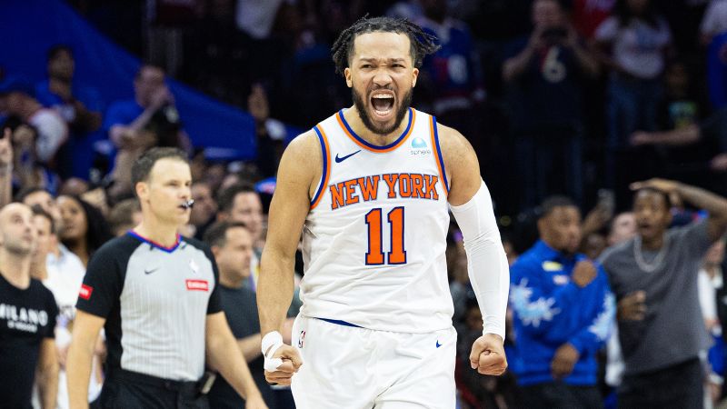 Jalen Brunson scores 41 points as New York Knicks beat Philadelphia 76ers in Game 6 to win series