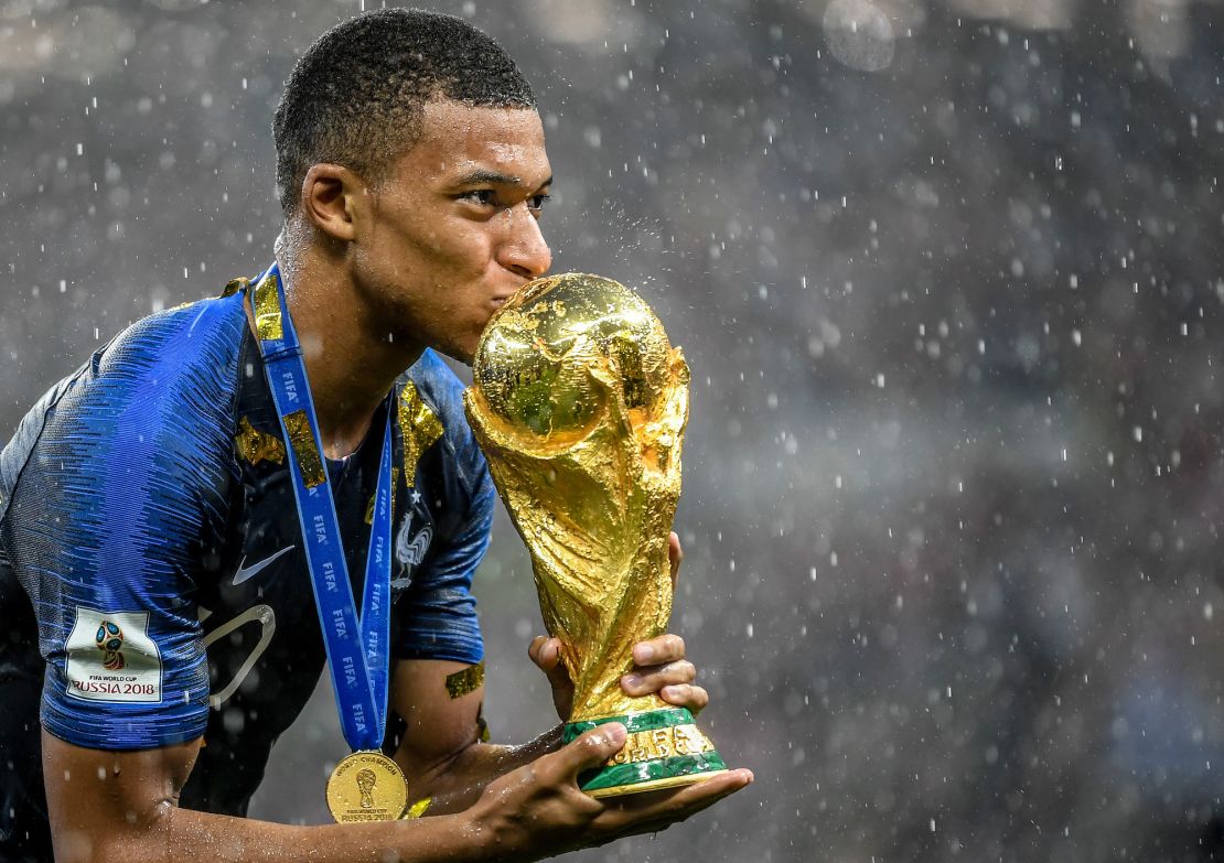 Mbappé played a key role in France winning the 2018 World Cup.