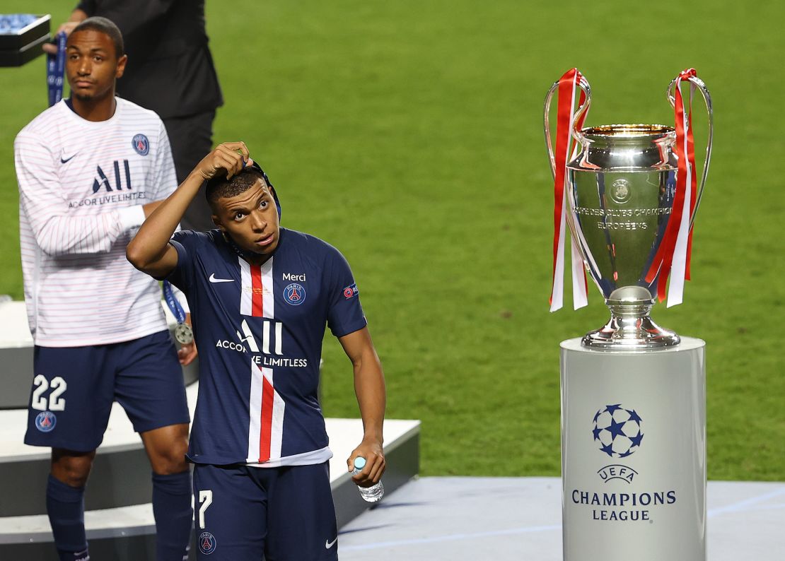 The closest Mbappé came to winning the Champions League was reaching the final in 2020.