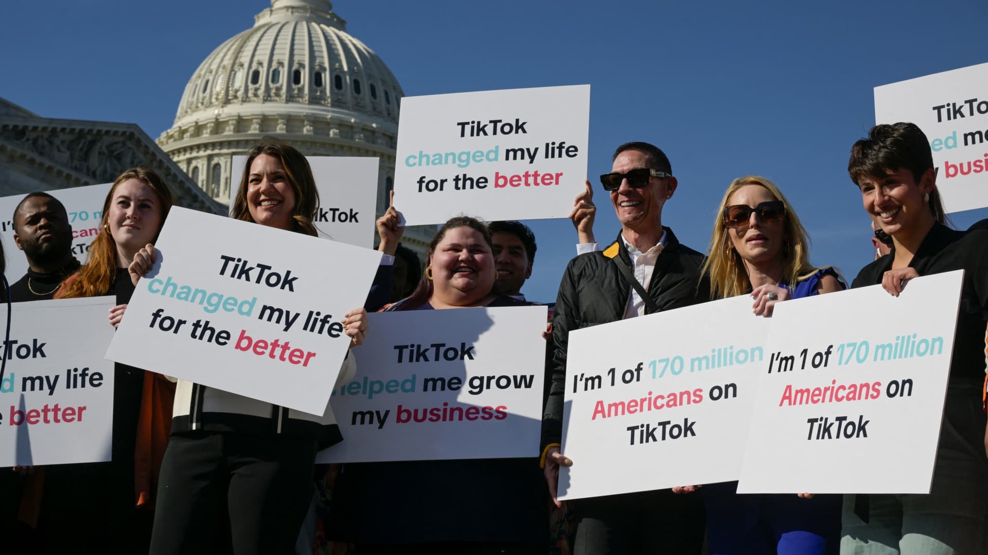 TikTok creators sue U.S. government, say divestiture law violates First Amendment