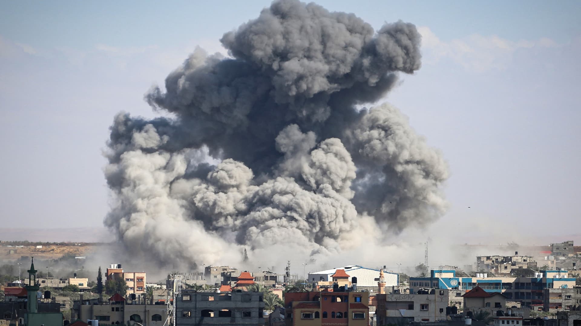 Israel launches strikes on Rafah, will send delegation to continue Gaza cease-fire talks