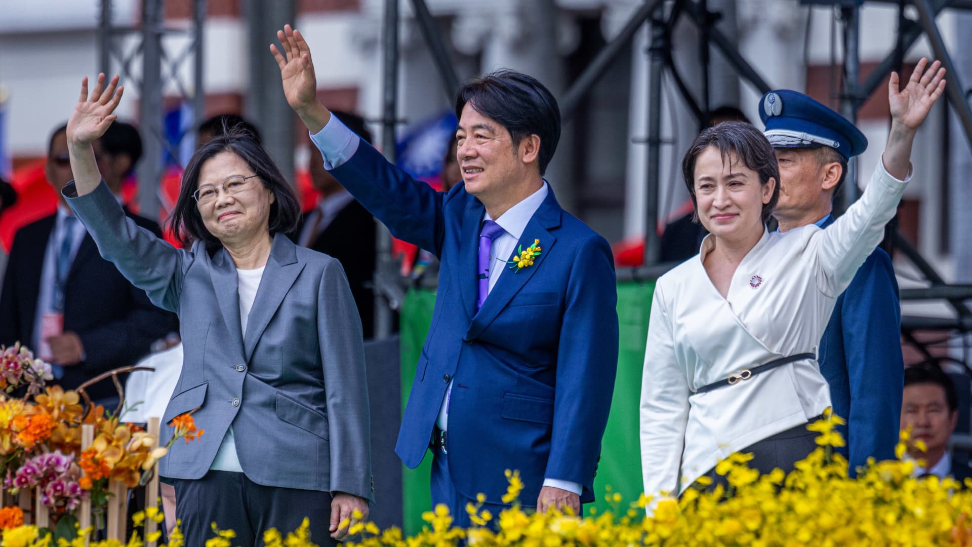 Taiwan’s new president urges China to stop its ‘intimidation’ and ‘choose dialogue over confrontation’