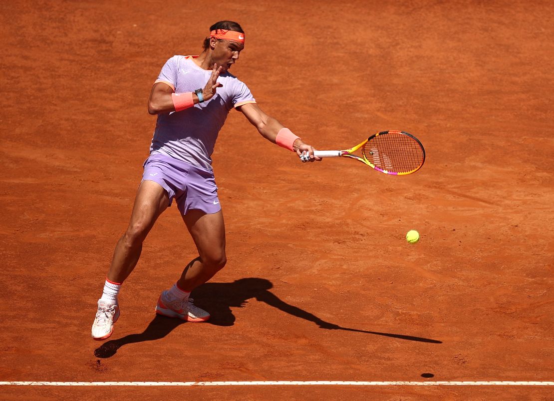 Nadal has won the Italian Open 10 times during his career.