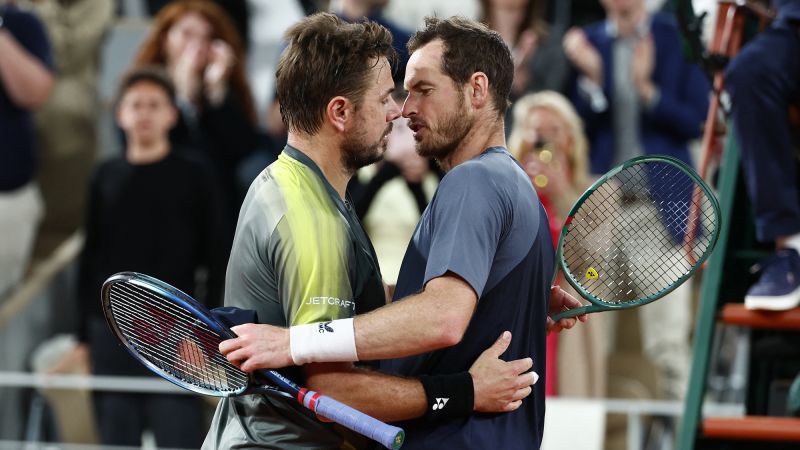 ‘We’re getting closer to the end:’ Stan Wawrinka and Andy Murray share ‘emotional’ French Open embrace following Swiss’ win