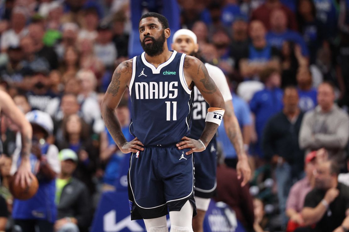 Irving scored 16 points in Game 4 against the Timberwolves.