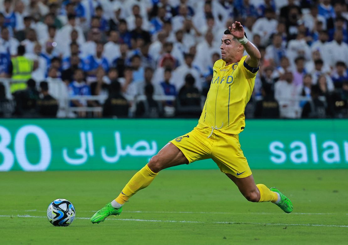 Ronaldo's Al-Nassr lost to Al-Hilal.