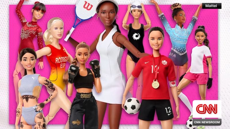 Nine female athletes get Barbie dolls made in their likeness