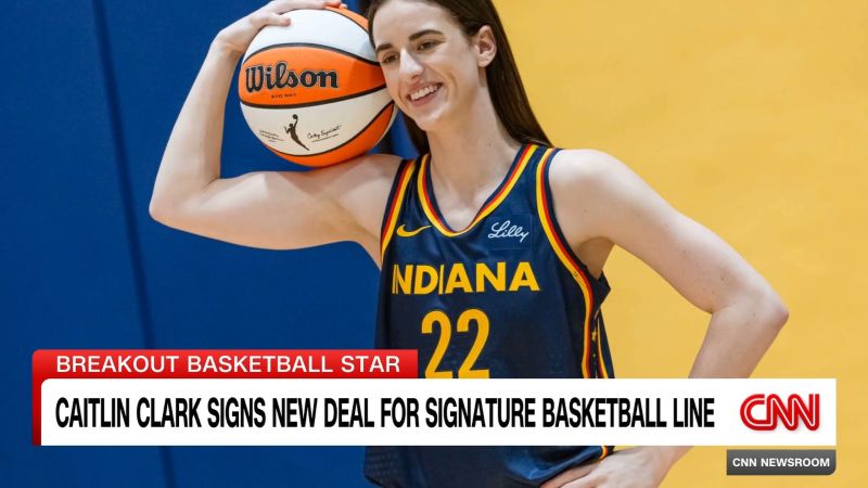 Caitlin Clark signs deal with Wilson for signature basketball line