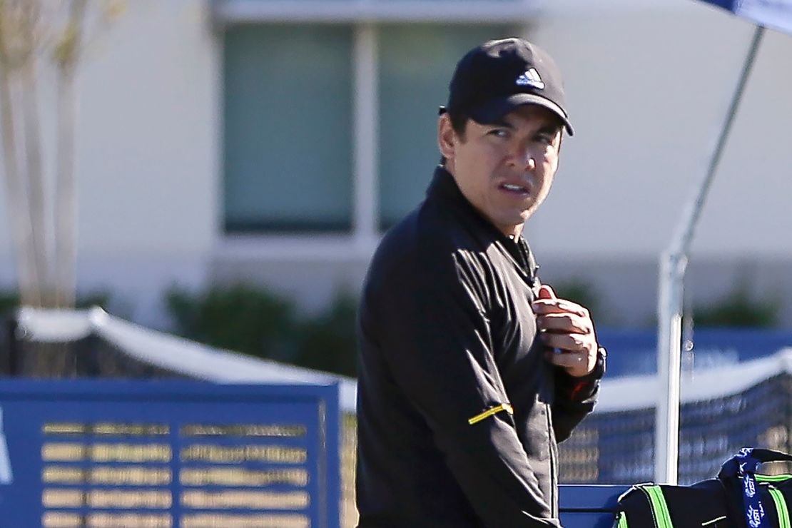 Anibal Aranda is seen at the USTA National Campus in Orlando, Florida, in 2017.