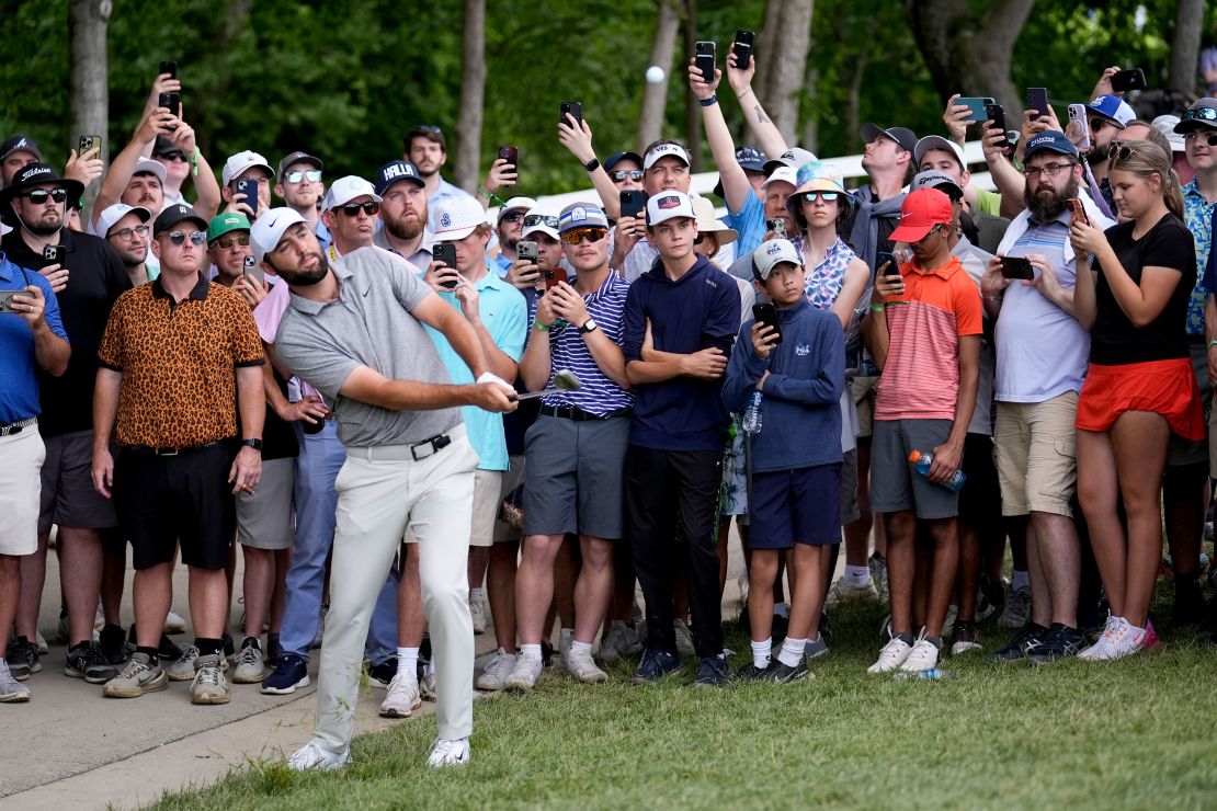 Scheffler endured an unusually sloppy round.