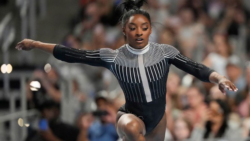 Simone Biles’ quest for record-extending 9th US Gymnastics Championship title begins