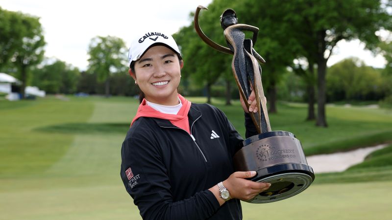 Rose Zhang surges to win at LPGA’s Cognizant Founders Cup, Nelly Korda falls short of setting solo winning-streak record