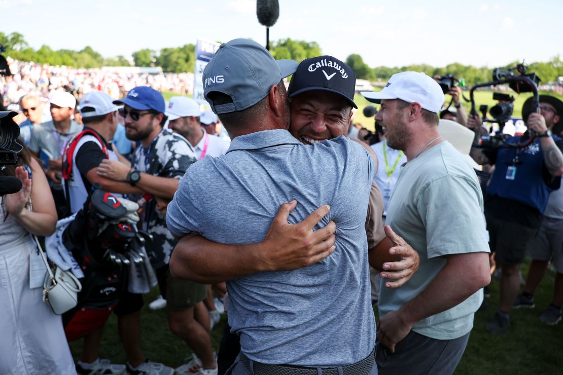 Schauffele had to work hard for an emotional triumph.