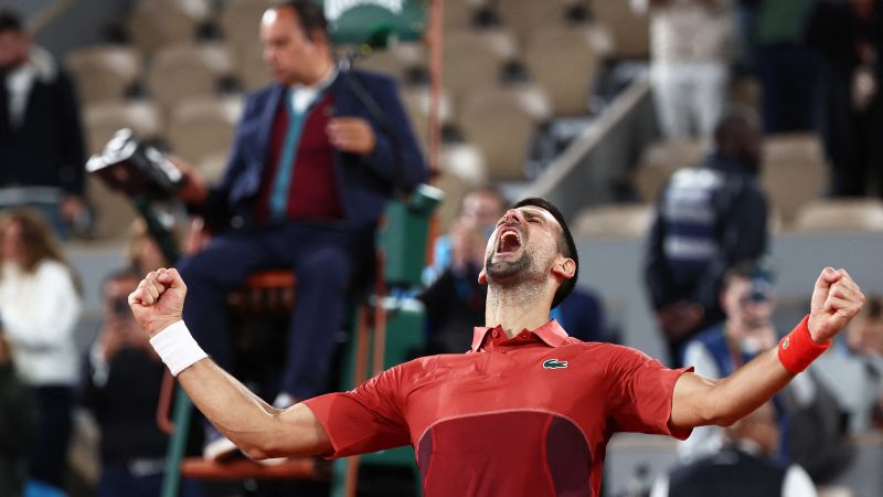 Novak Djokovic outlasts Lorenzo Musetti in marathon French Open match which finished just after 3 a.m.