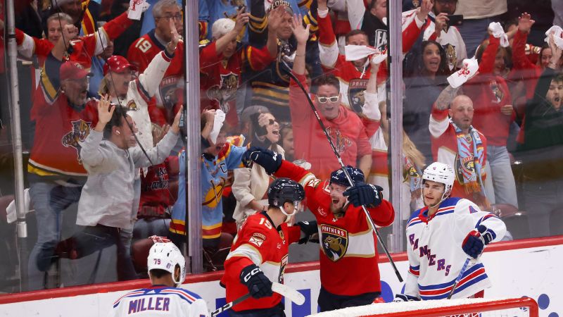 Florida Panthers advance to second consecutive NHL Stanley Cup Final following victory over New York Rangers