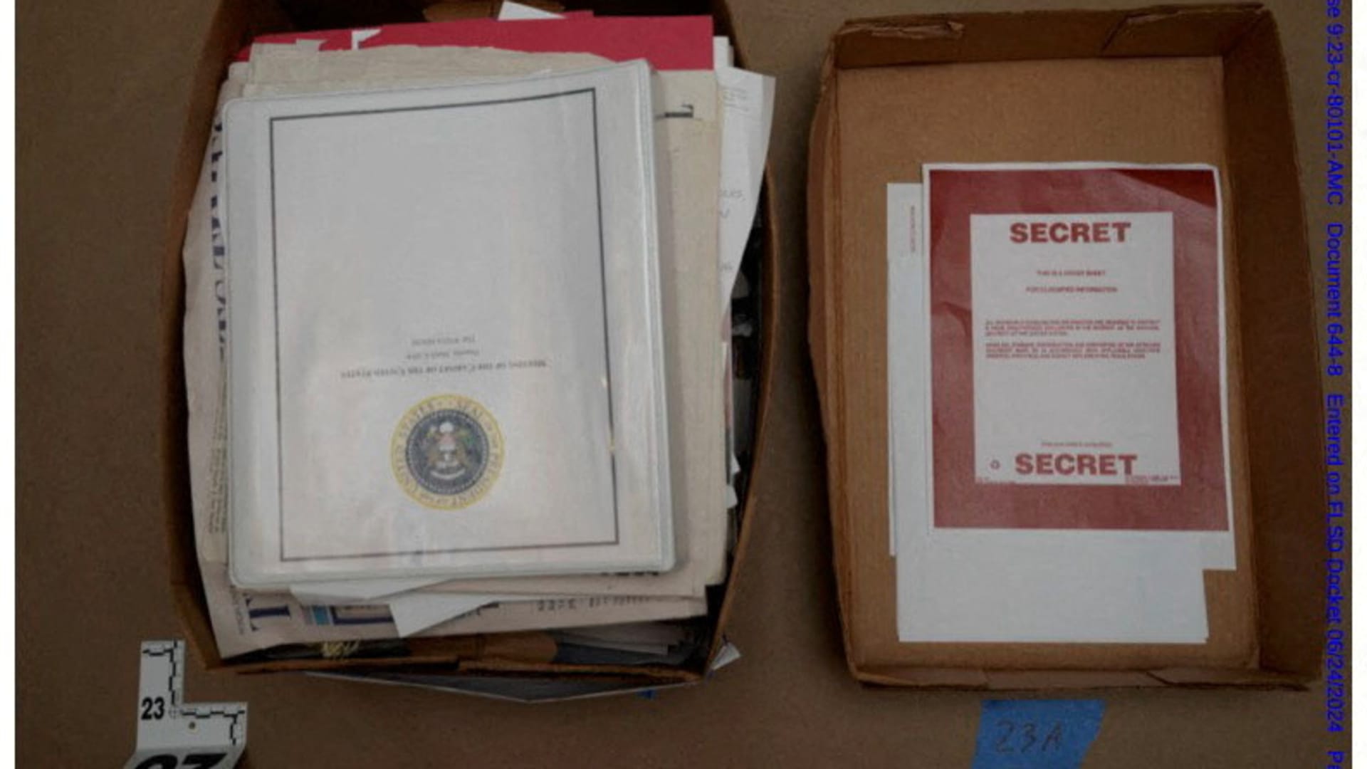 New photos show Trump’s ‘haphazard’ storage of classified documents, special counsel says