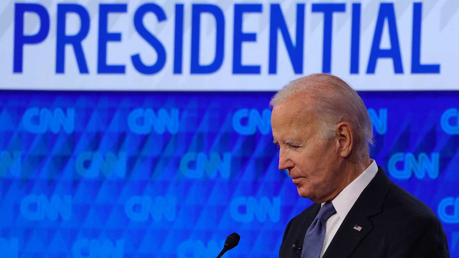 ‘Preparation overload’: Democrats defend Biden after debate flop as voter support flinches