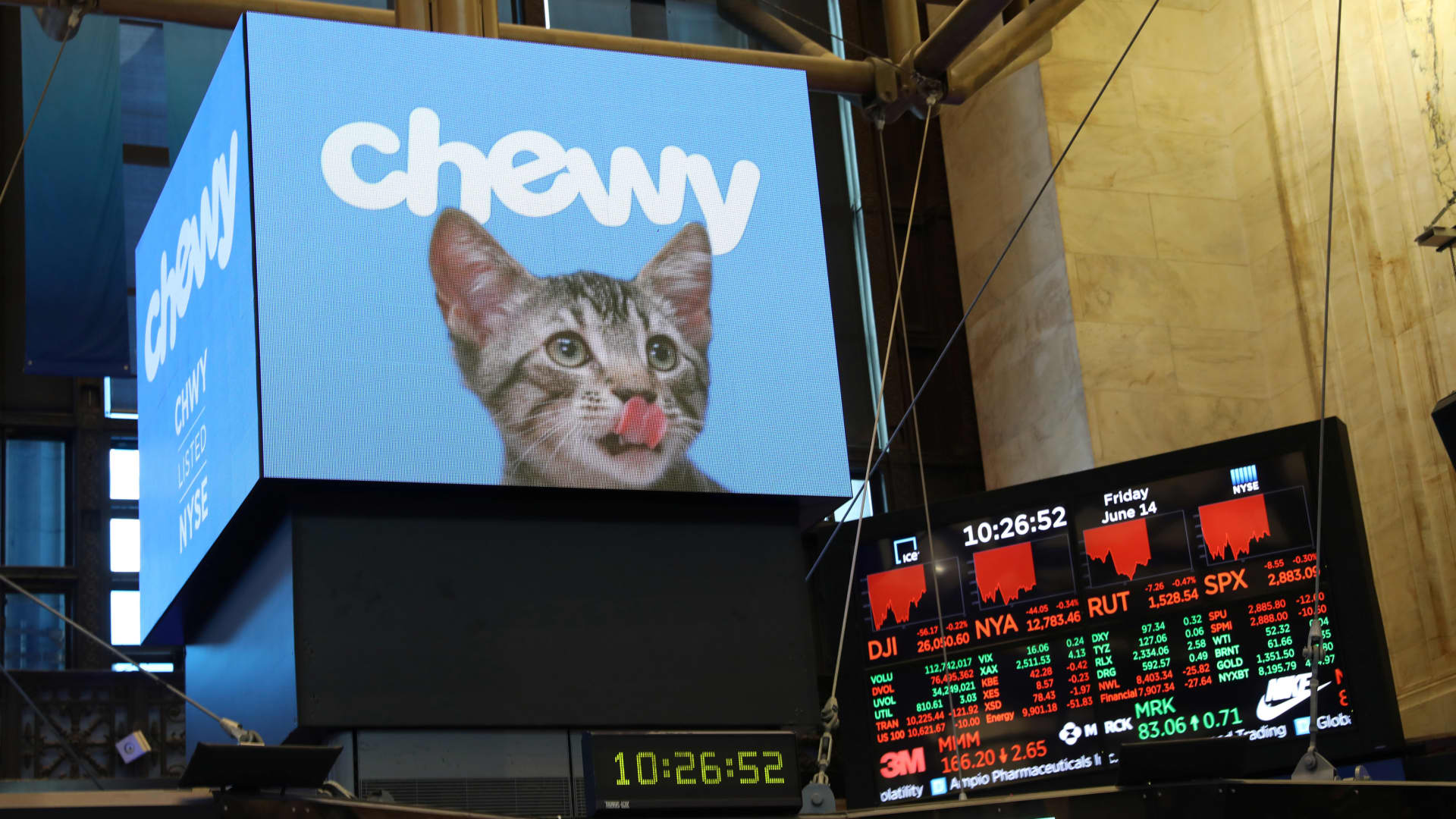 Stocks making the biggest moves midday: Chewy, GameStop, Boeing, Norwegian Cruise Line and more