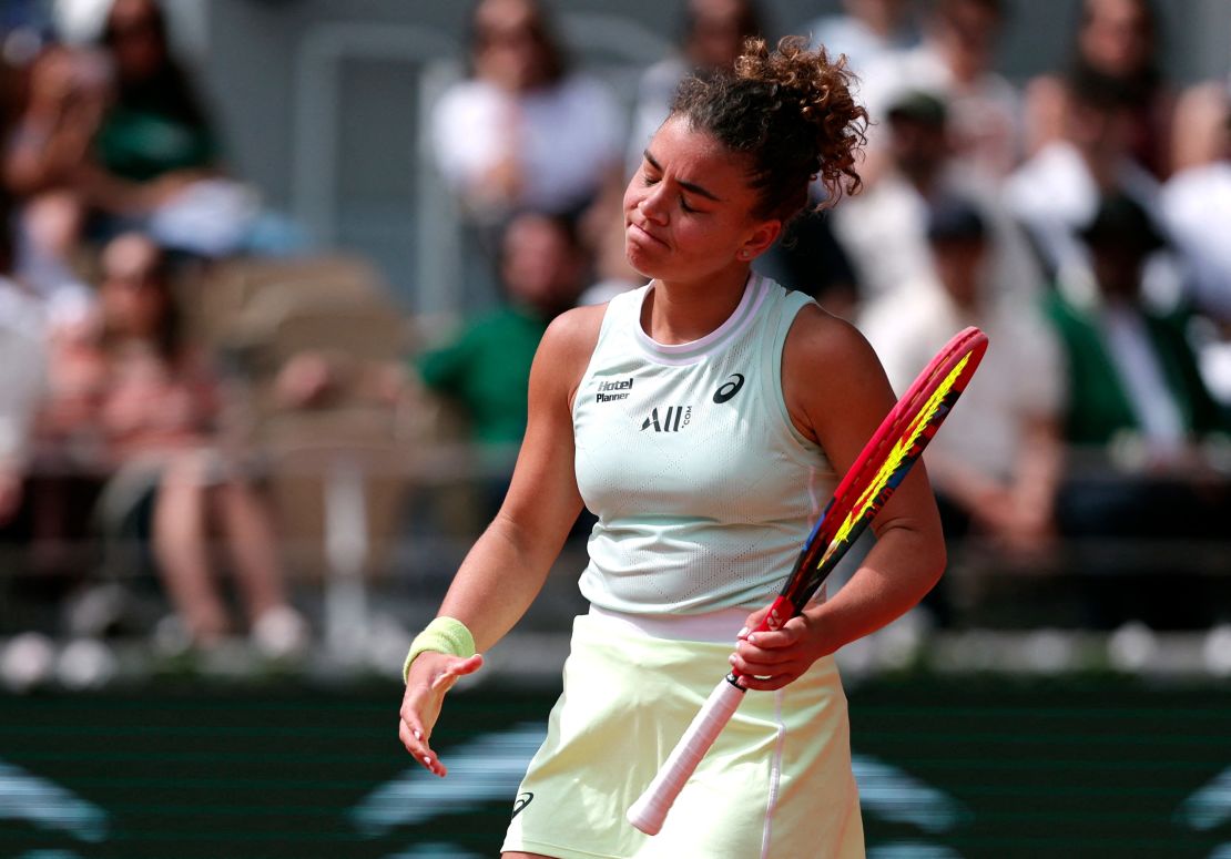 Paolini was appearing in her first grand slam singles final.