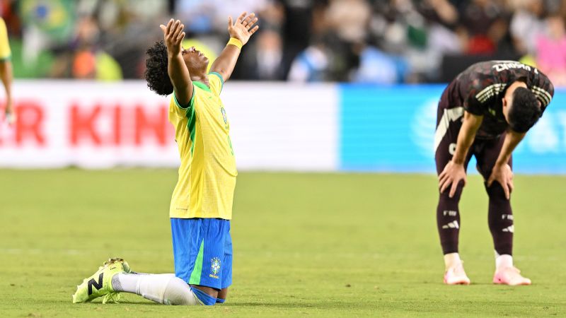 Endrick: Brazilian prodigy scores stoppage-time winner against Mexico