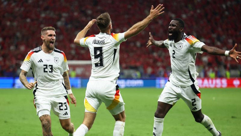 Germany gets stoppage-time goal to top Group A at Euro 2024, Hungary boosts qualification hopes with late goal