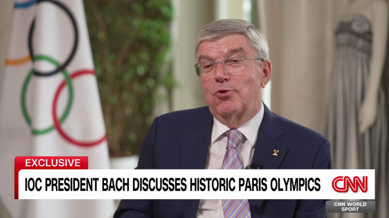 IOC President Thomas Bach discusses historic Paris Olympics