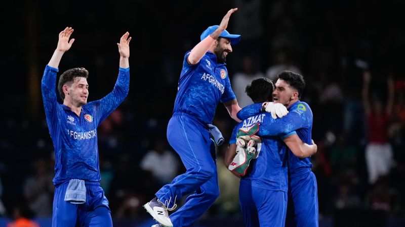 Afghanistan stuns Australia to secure one of the sport’s biggest upsets at T20 Cricket World Cup