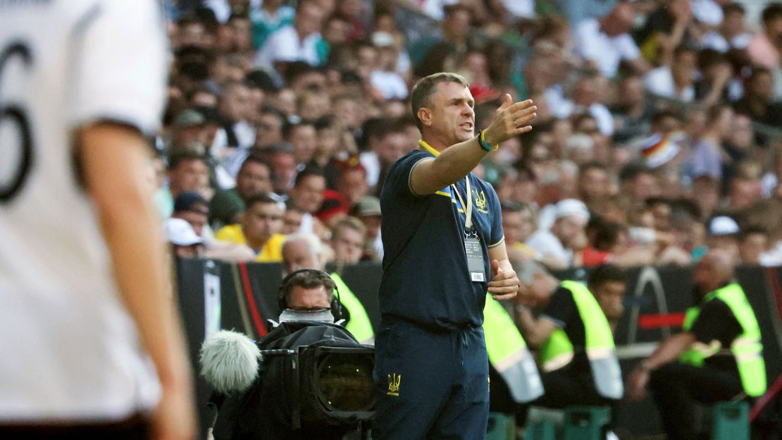 Ukraine's head coach Sergiy Rebrov says players are all motivated to help their country.