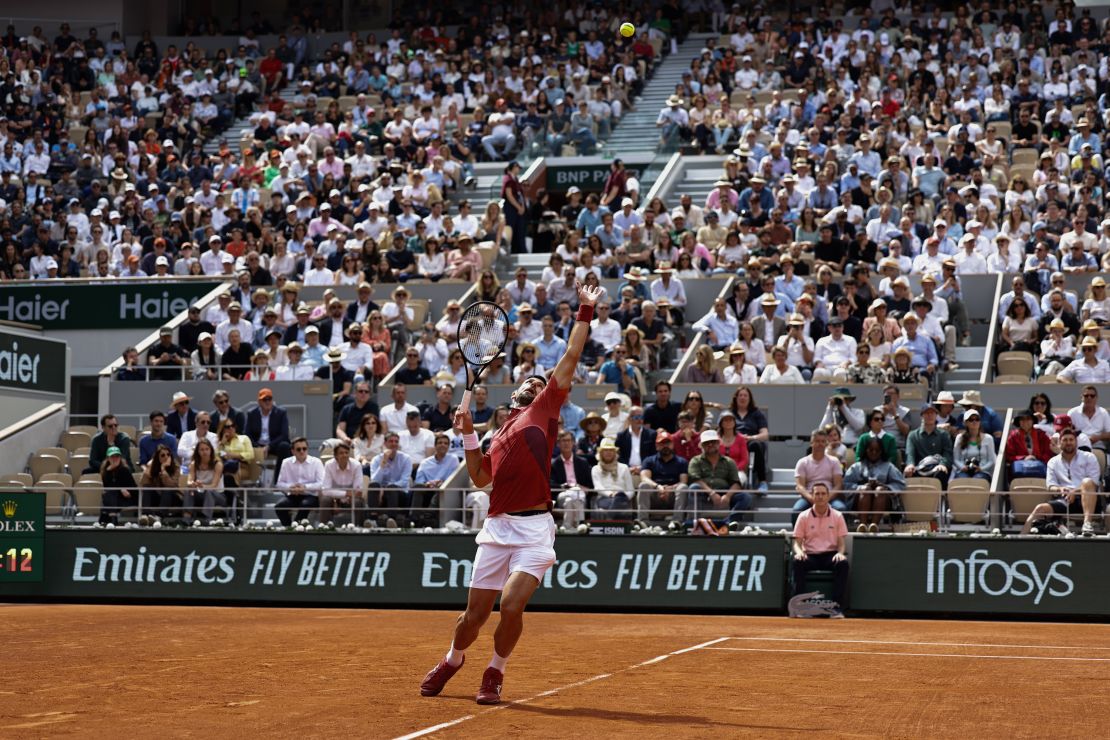 Novak Djokovic was forced to withdraw from the French Open with a knee injury.