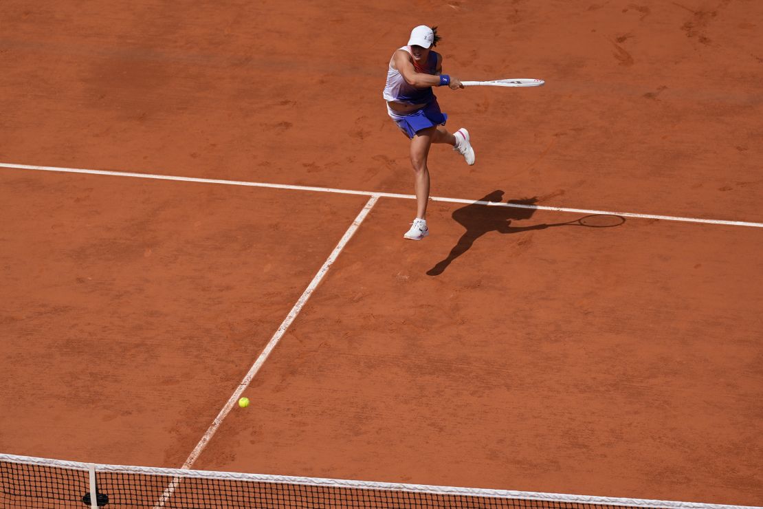 Świątek won her fifth grand slam title at this year's French Open.