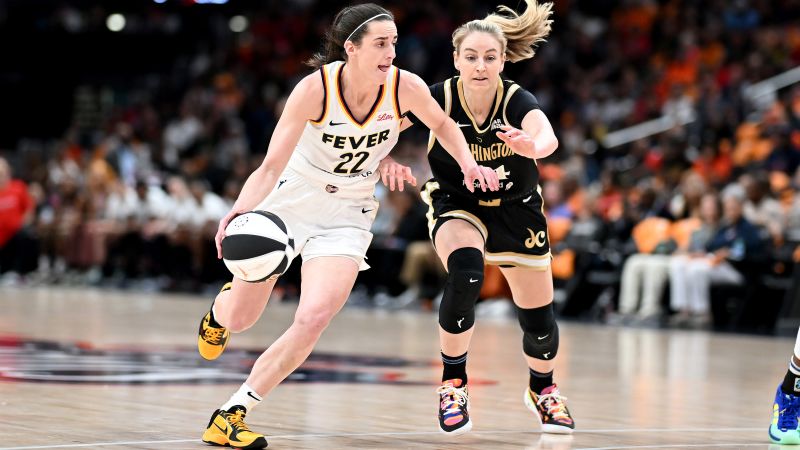 Caitlin Clark enjoys record-equaling night as Indiana Fever beat Washington Mystics in Commissioner’s Cup