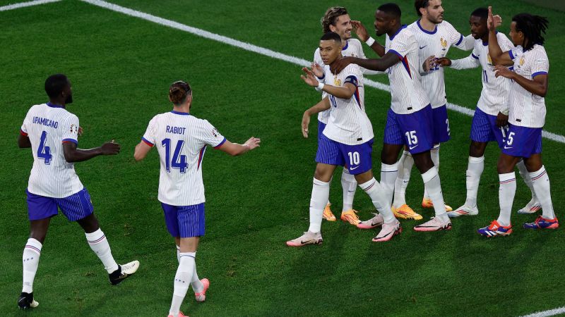 Euro 2024: Kylian Mbappé suffers bloody nose but leads France to narrow 1-0 victory against Austria