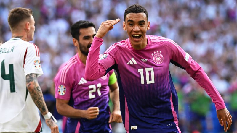 Soccer star Jamal Musiala continues to shine at Euro 2024 as Germany beats Hungary to qualify for knockout stage