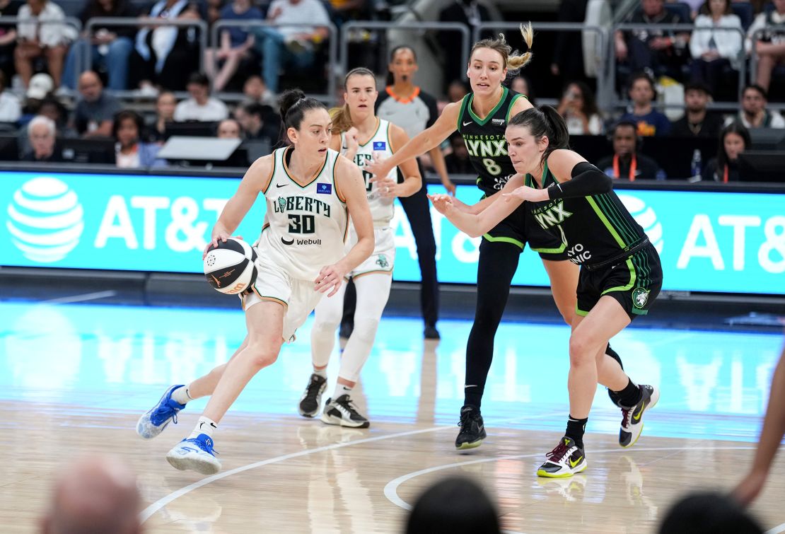 Breanna Stewart scored a game-high 24 points but it wasn't enough for the Liberty.