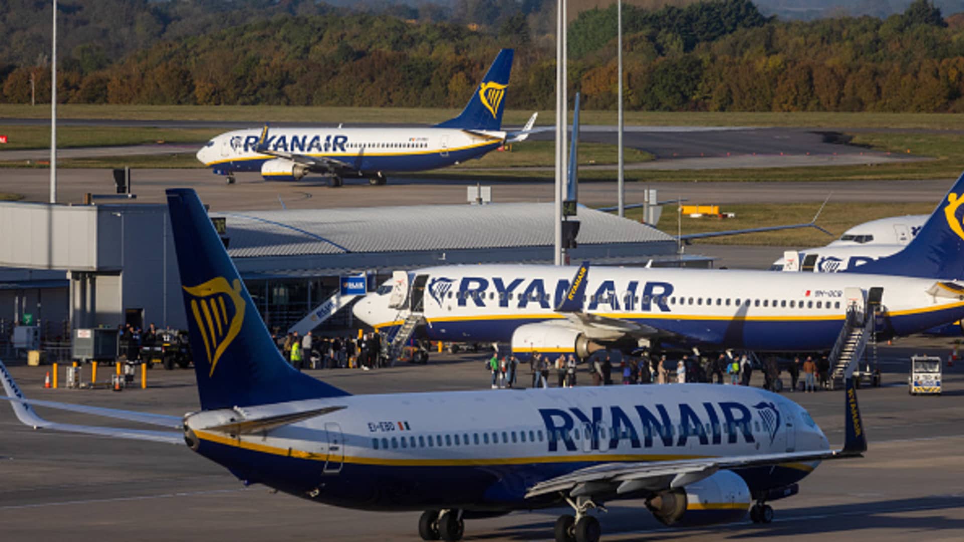 Stocks making the biggest moves midday: Ryanair, CrowdStrike, IQVIA Holdings and more