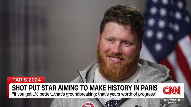 Shot put star Ryan Crouser aiming to make more history in Paris