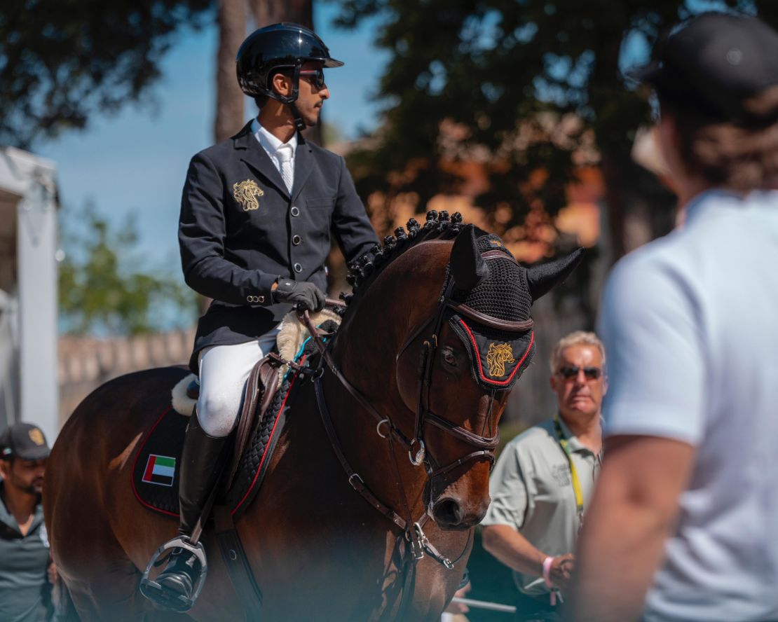 Al Marzouqi has grown up on horseback.