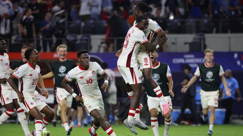 Canada survives penalty shootout against Venezuela to make surprise Copa América semifinals