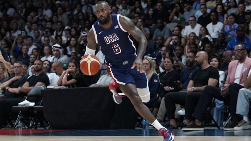 LeBron James to be Team USA’s male flag bearer for Olympic Opening Ceremony